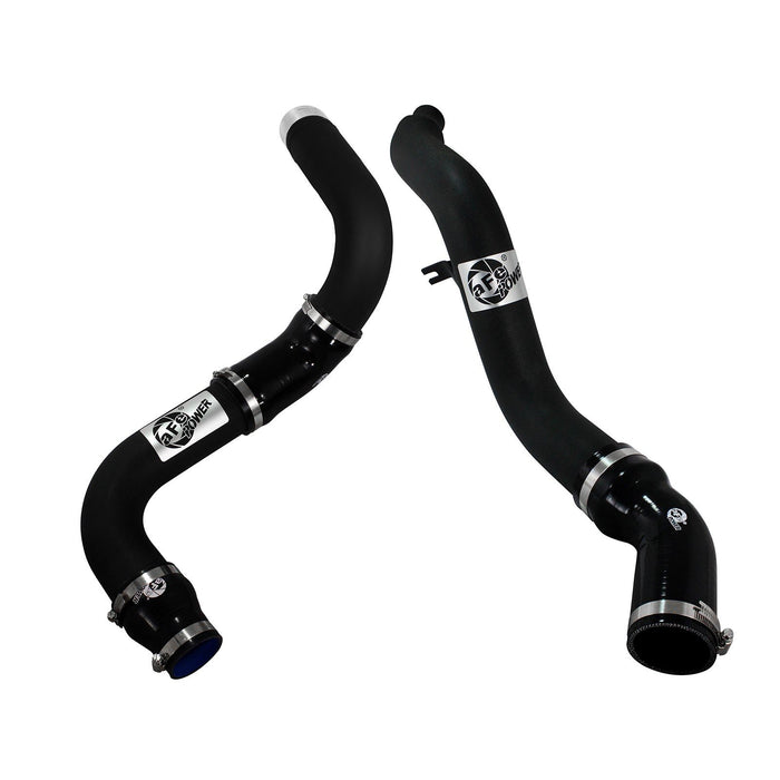 aFe Power BladeRunner 3 IN Aluminum Hot and Cold Charge Pipe Kit Black Dodge RAM 1500 EcoDiesel 14-18 V6-3.0L (td)