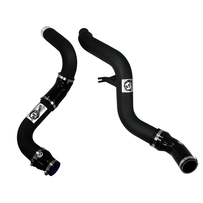 aFe Power BladeRunner 3 IN Aluminum Hot and Cold Charge Pipe Kit Black Dodge RAM 1500 EcoDiesel 14-18 V6-3.0L (td)