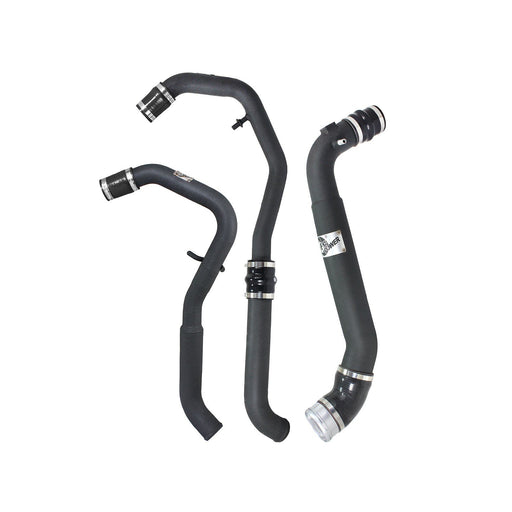 aFe Power BladeRunner Aluminum Hot and Cold Charge Pipe Kit Black Ford F-150 15-19 V6-2.7L (tt)