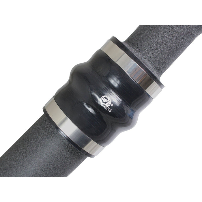 aFe Power BladeRunner Aluminum Hot and Cold Charge Pipe Kit Black Ford F-150 15-19 V6-2.7L (tt)