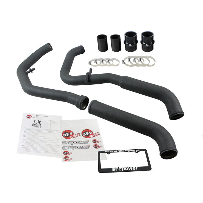 aFe Power BladeRunner 3 IN Aluminum Hot Charge Pipe Black Ford F-150 15-19 V6-2.7L (tt)