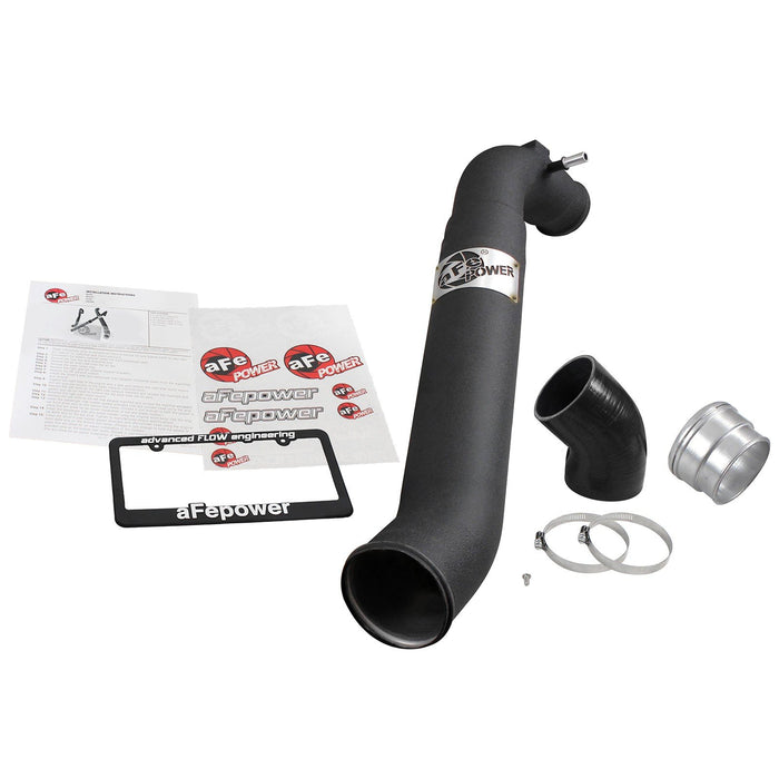 aFe Power BladeRunner 3 IN Aluminum Cold Charge Pipe Black Ford F-150 15-19 V6-2.7L (tt)