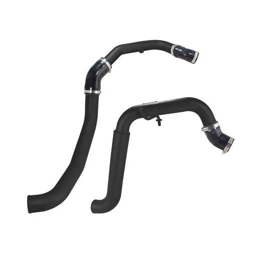 aFe Power BladeRunner 2 IN to 2-1/2 IN Aluminum Hot Charge Pipe Black Ford F-150 15-19 V6-3.5L (tt)