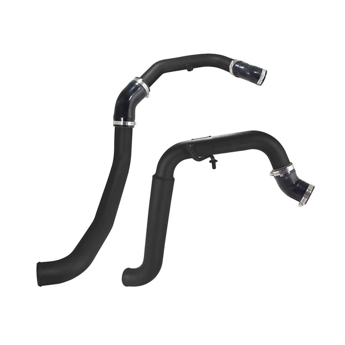 aFe Power BladeRunner 2 IN to 2-1/2 IN Aluminum Hot Charge Pipe Black Ford F-150 15-19 V6-3.5L (tt)