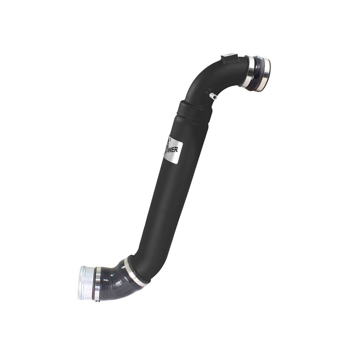 aFe Power BladeRunner 3-1/2 IN to 3 IN Aluminum Cold Charge Pipe Black Ford F-150 15-19 V6-3.5L (tt)
