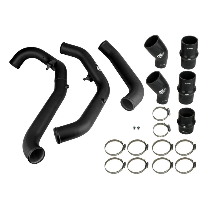 aFe Power BladeRunner 2-1/2 IN Aluminum Hot Charge Pipe Black Ford F-150 Raptor 17-20 V6-3.5L (tt)