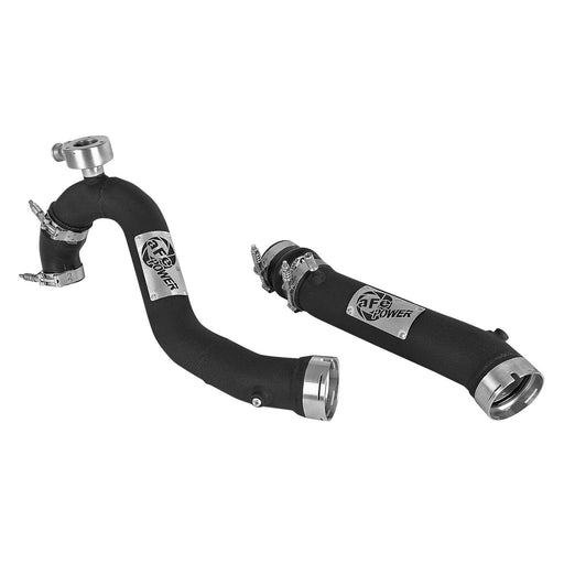aFe Power BladeRunner 3 IN Aluminum Hot and Cold Charge Pipe Kit Black Ford Ranger 2019 L4-2.3L (t)