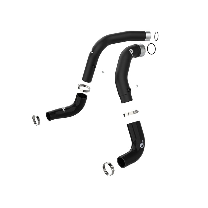 aFe Power BladeRunner 3 IN Aluminum Hot and Cold Charge Pipe Kit Black Jeep Wrangler (JL) 20-21 V6-3.0L (td)