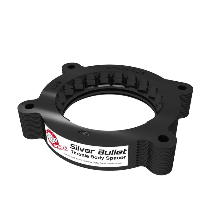 aFe Power Silver Bullet Throttle Body Spacer Kit Black Chevrolet Corvette (C8) 2020 V8-6.2L