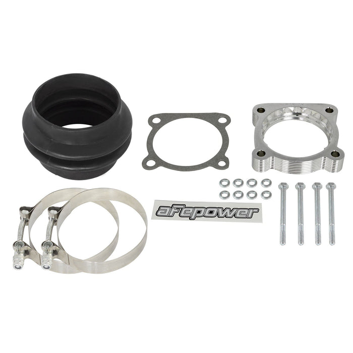 aFe Power Silver Bullet Throttle Body Spacer Kit Nissan Armada 17-20/ Nissan Patrol 10-19 (Y62)/ Infiniti QX80 14-20/ Infiniti QX56 11-13 V8-5.6L