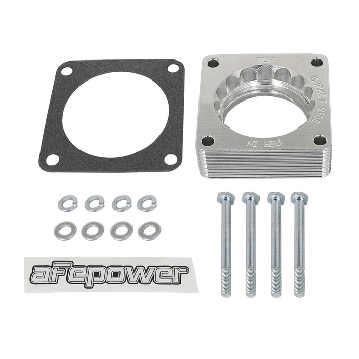 aFe Power Silver Bullet Throttle Body Spacer Kit Nissan 350Z 03-06/Alitima 03-05/Infiniti G35 03-07 V6-3.5L (VQ35DE)