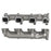 BladeRunner Ported Ductile Iron Exhaust Manifold GM Diesel Trucks 01-16 V8-6.6L (td) LLY/LBZ/LMM/LML