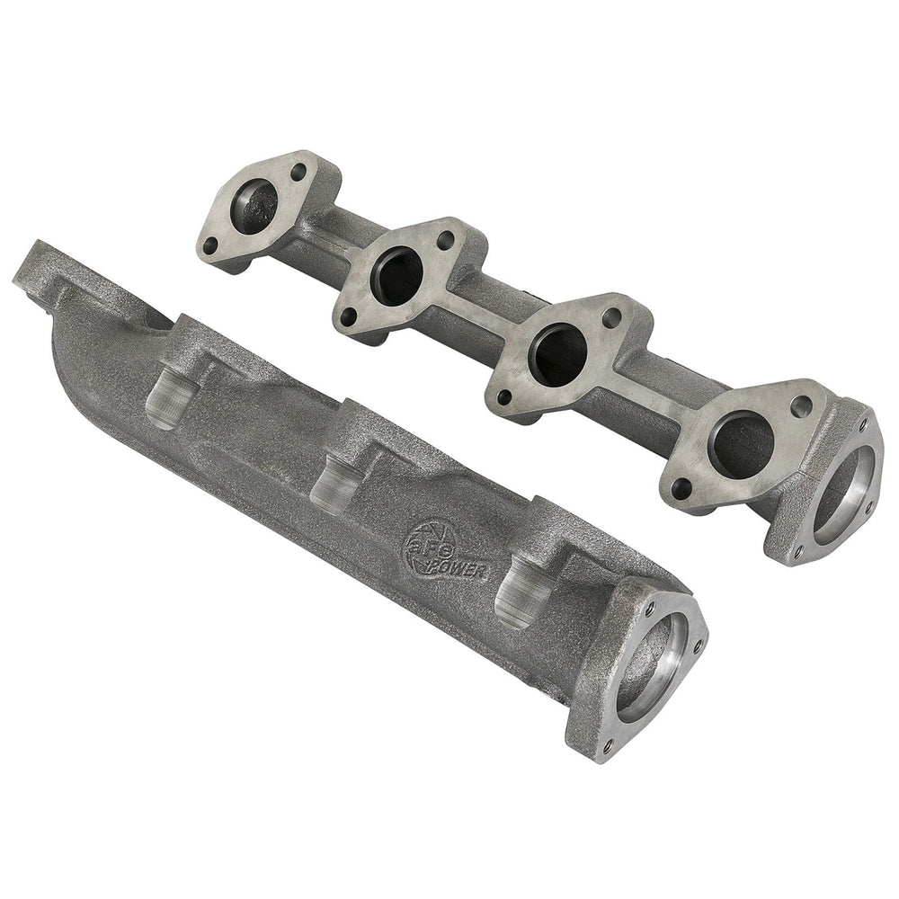 aFe Power BladeRunner Ported Ductile Iron Exhaust Manifold Ford Diesel Trucks 08-10 V8-6.4L (td)