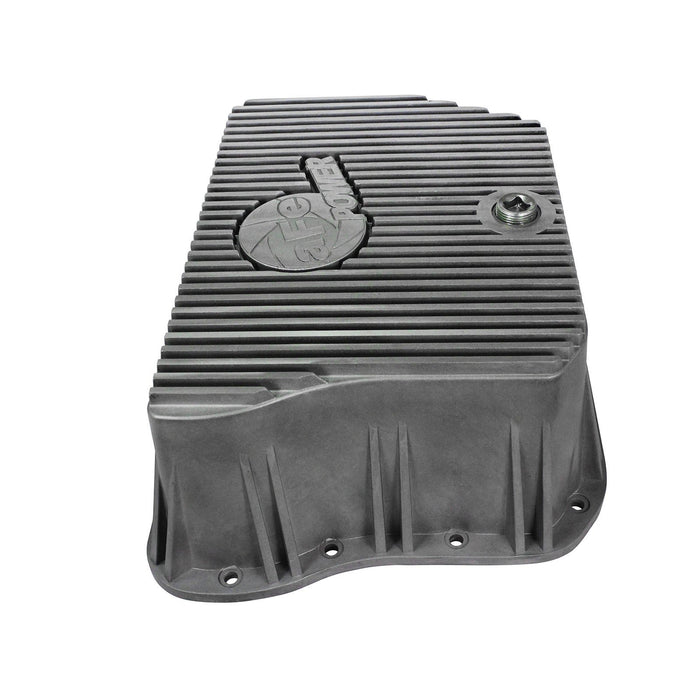aFe Power Transmission Pan Raw w/ Machined Fins Dodge Diesel Trucks 94-07 L6-5.9L (td)