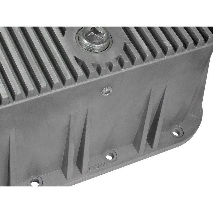 aFe Power Transmission Pan Raw w/ Machined Fins Dodge Diesel Trucks 94-07 L6-5.9L (td)