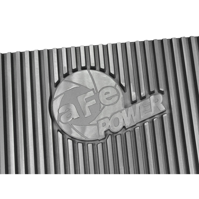 aFe Power Transmission Pan Raw w/ Machined Fins Dodge Diesel Trucks 94-07 L6-5.9L (td)