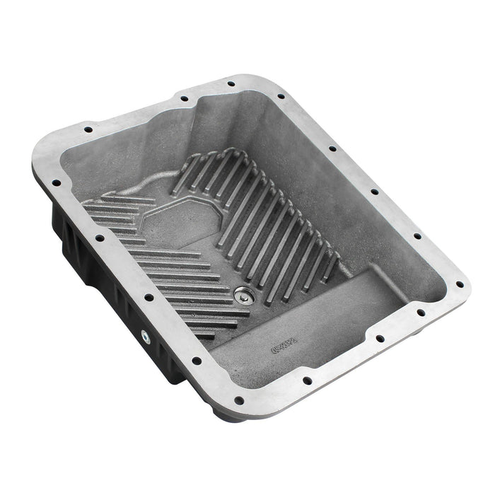 aFe Power Transmission Pan Raw w/ Machined Fins GM Trucks 99-16