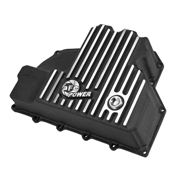 aFe Power Street Series Engine Oil Pan Raw w/ Machined Fins Dodge RAM 1500 EcoDiesel 14-18 V6-3.0L