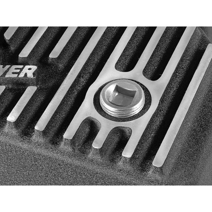 aFe Power Street Series Engine Oil Pan Raw w/ Machined Fins Dodge RAM 1500 EcoDiesel 14-18 V6-3.0L