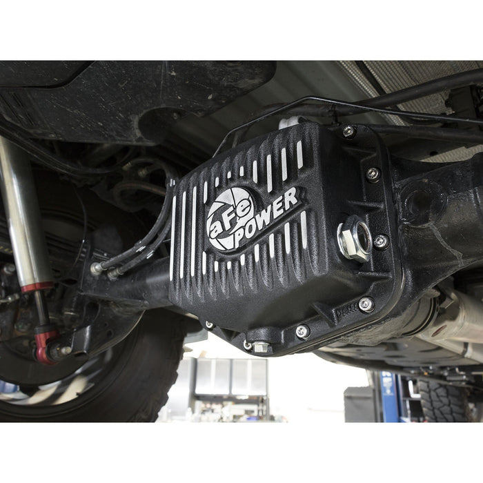 aFe Power Street Series Rear Differential Cover Raw w/ Machined Fins (DANA 12-Bolt) GM Colorado/Canyon 15-19 L4-2.5L/V6-3.6L