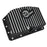 aFe Power Street Series Engine Oil Pan Raw w/ Machined Fins Ford Diesel Trucks 11-19 V8-6.7L (td)