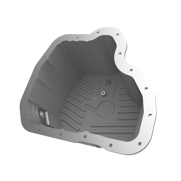 aFe Power Street Series Engine Oil Pan Raw w/ Machined Fins GM Diesel Trucks 01-10 V8-6.6L (td) LB7/LLY/LBZ/LMM