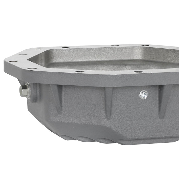 aFe Power Street Series Rear Differential Cover Raw w/ Machined Fins  Ford Diesel Trucks 17-19 V8-6.7L (td)