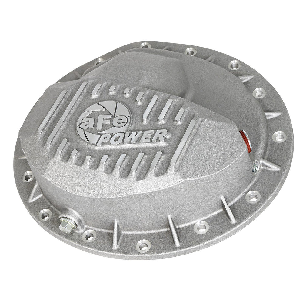 aFe Power Street Series Rear Differential Cover Raw w/ Machined Fins Nissan Titan XD 16-19 V8-5.0L (td)