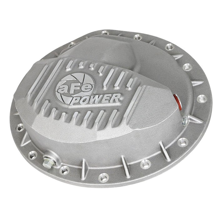 aFe Power Street Series Rear Differential Cover Raw w/ Machined Fins Nissan Titan XD 16-19 V8-5.0L (td)