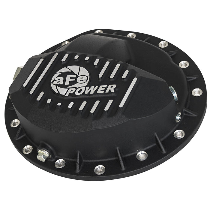 aFe Power Street Series Rear Differential Cover Raw w/ Machined Fins Nissan Titan XD 16-19 V8-5.0L (td)