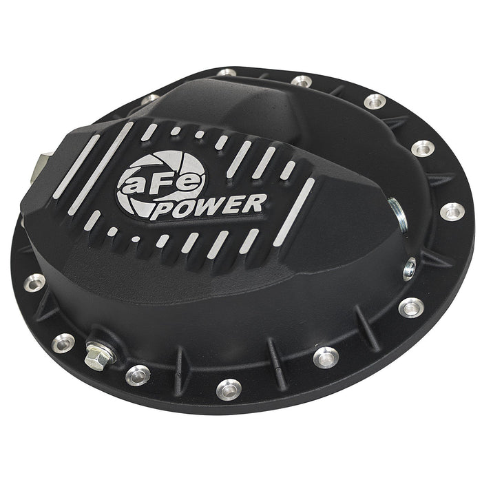 aFe Power Street Series Rear Differential Cover Raw w/ Machined Fins GM Trucks 99-13