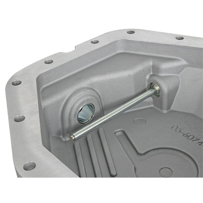 aFe Power Street Series Rear Differential Cover Black w/ Machined Fins w/ Gear Oil Ford Diesel Trucks 17-19 V8-6.7L (td)