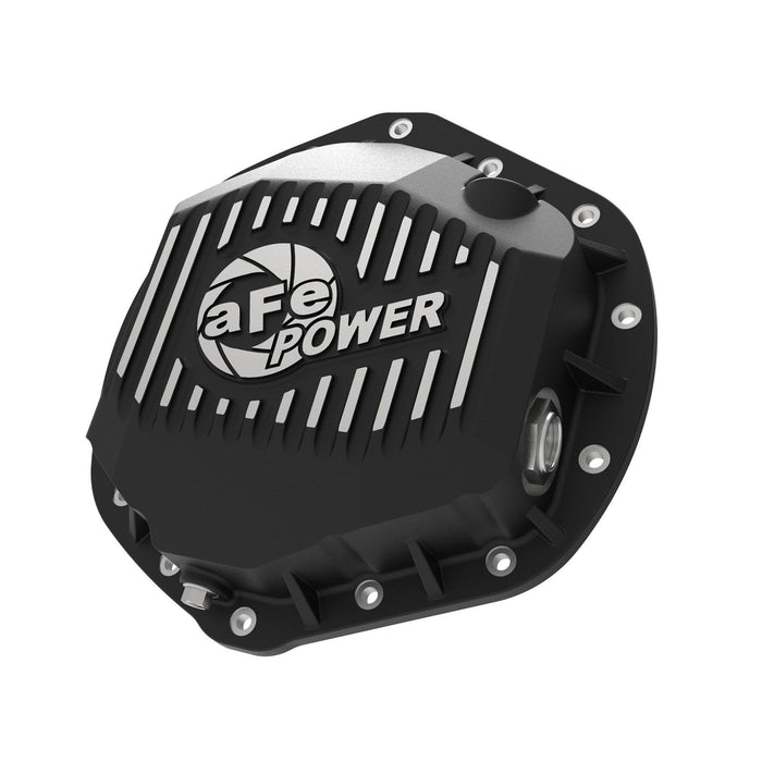 aFe Power Street Series Rear Differential Cover Raw w/ Machined Fins Dodge Trucks 2500/3500 03-18