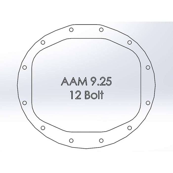 aFe Power Street Series Front Differential Cover Raw w/ Machined Fins Dodge Trucks 2500/3500 13-18