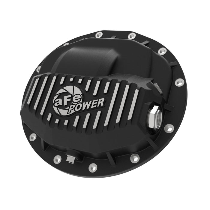 aFe Power Street Series Front Differential Cover Raw w/ Machined Fins Dodge Trucks 2500/3500 13-18