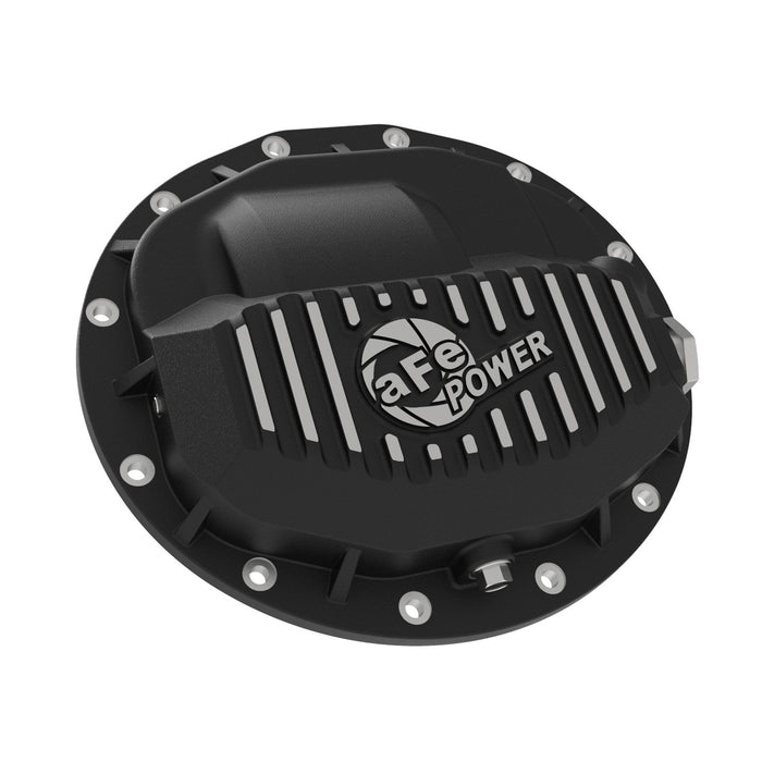 aFe Power Street Series Front Differential Cover Raw w/ Machined Fins Dodge Trucks 2500/3500 13-18