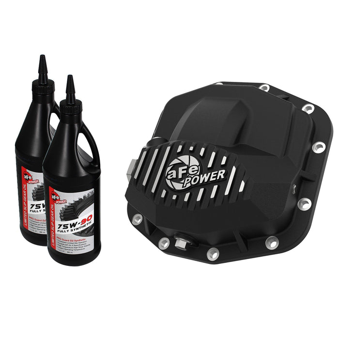 aFe Power Pro Series Front Differential Cover Raw (Dana M210) Jeep Wrangler (JL) 18-20 L4-2.0L (t) / V6-3.6L / Gladiator (JT) 2020 V6-3.6L