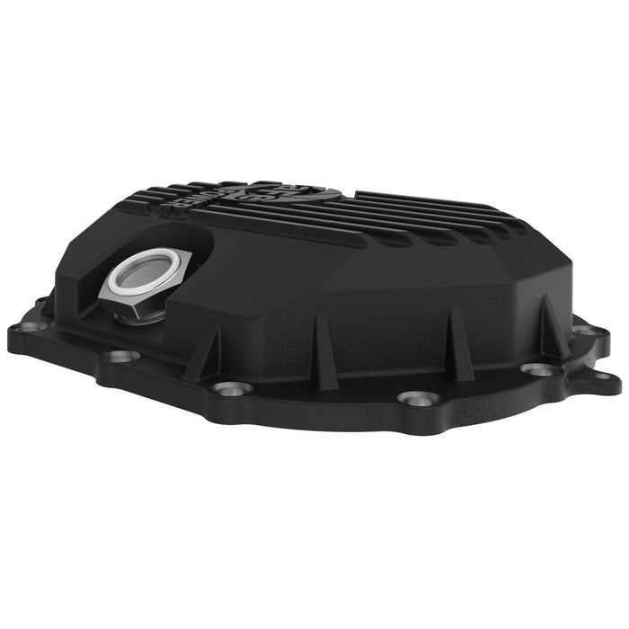 aFe Power Street Series Front Differential Cover Raw w/ Machined Fins  GM Diesel Trucks 01-18 V8-6.6L (td) LB7/LLY/LBZ/LMM/LML/L5P
