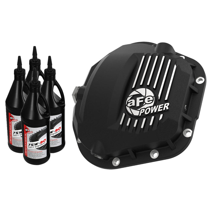 aFe Power Street Series Dana 60 Front Differential Cover Raw w/ Machined Fins  Ford Trucks 17-20 (Dana 60)