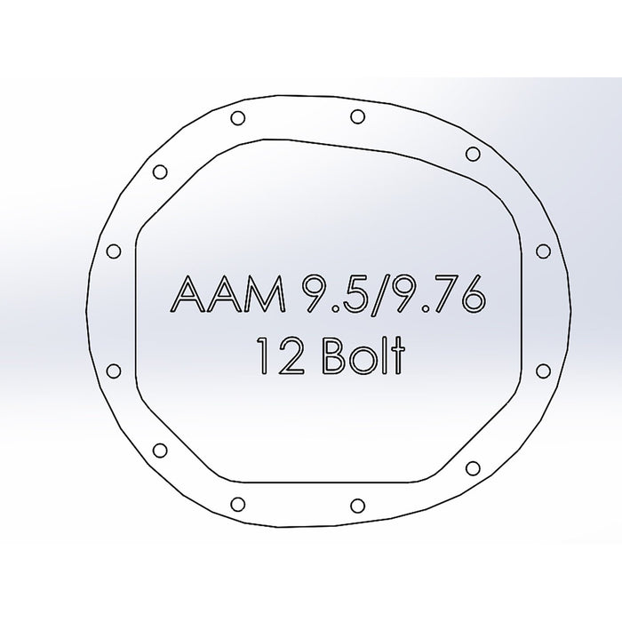 aFe Power Street Series AAM 9.5/9.76 Rear Differential Cover Raw w/ Machined Fins GM Silverado/Sierra 1500 14-19 L4-2.7L/V6-4.3L/V8-5.3L/6.2L