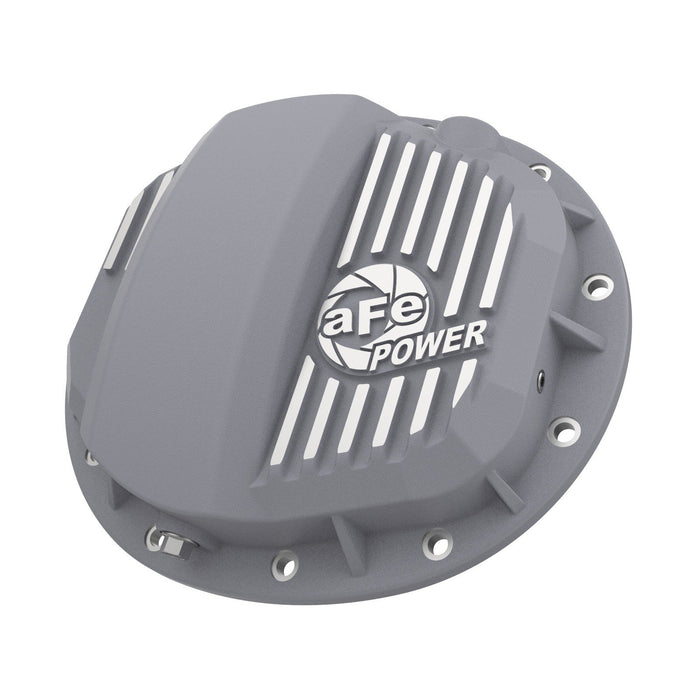 aFe Power Street Series Rear Differential Cover Raw w/ Machined Fins GM Trucks/SUV's 19-20