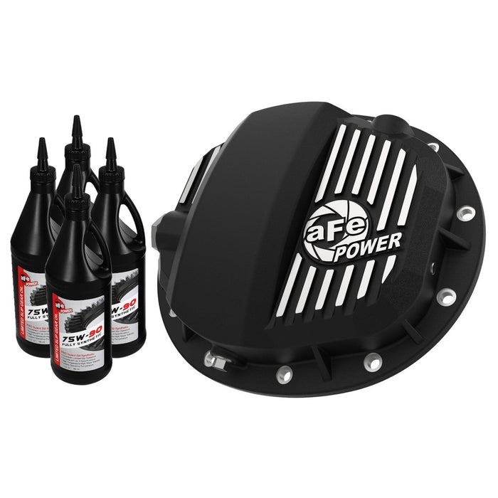 aFe Power Street Series Rear Differential Cover Raw w/ Machined Fins GM Trucks/SUV's 19-20