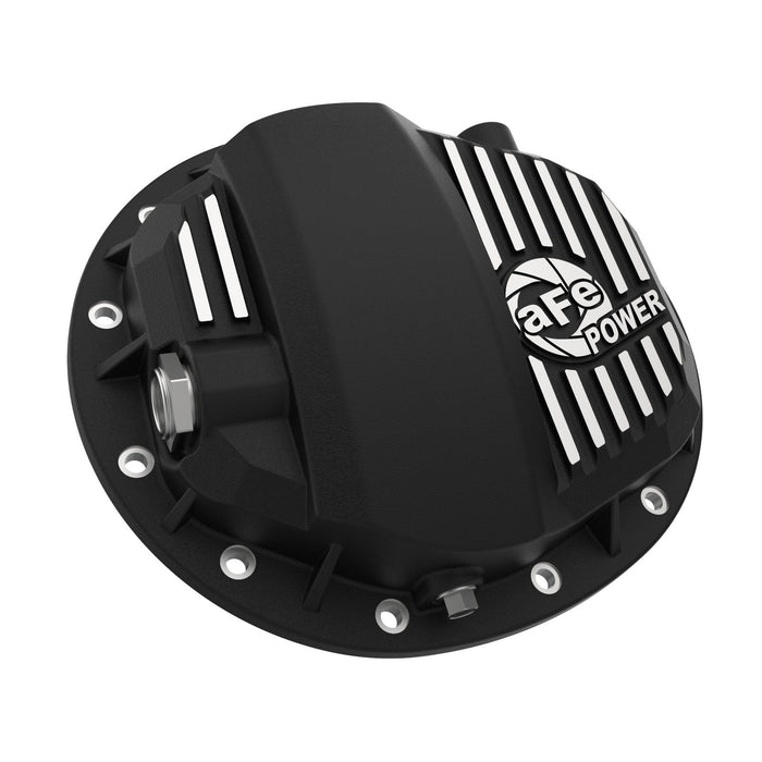 aFe Power Street Series Rear Differential Cover Raw w/ Machined Fins GM Trucks/SUV's 19-20