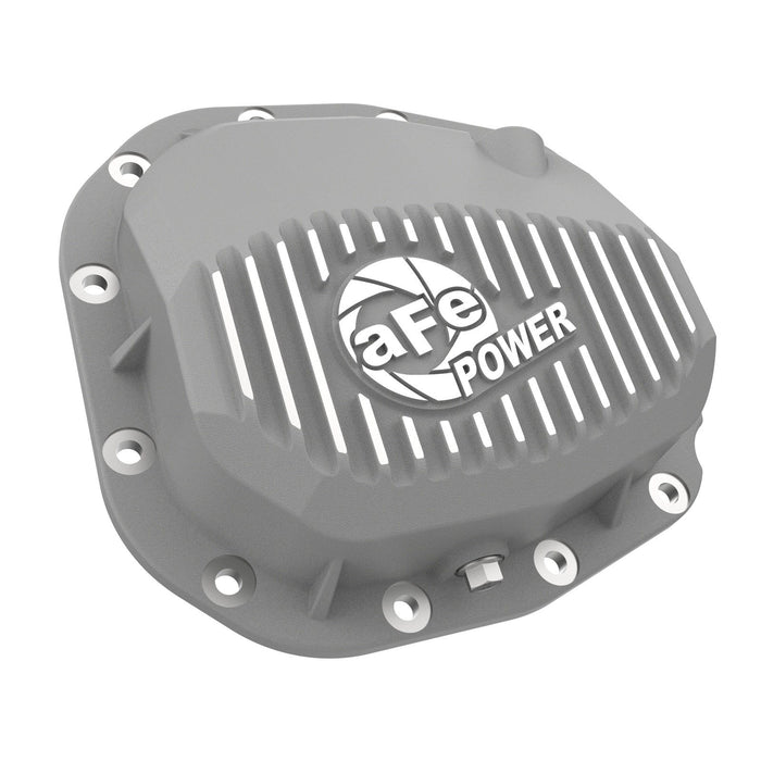 aFe Power Street Series Rear Differential Cover Raw w/ Machined Fins (Super 8.8 axle) Ford F-150 15-19 V6-2.7L (t)/3.0L (td)/3.5L (t)/ V8-5.0L