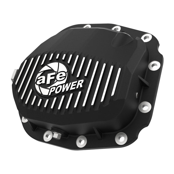 aFe Power Street Series Rear Differential Cover Raw w/ Machined Fins (Super 8.8 axle) Ford F-150 15-19 V6-2.7L (t)/3.0L (td)/3.5L (t)/ V8-5.0L