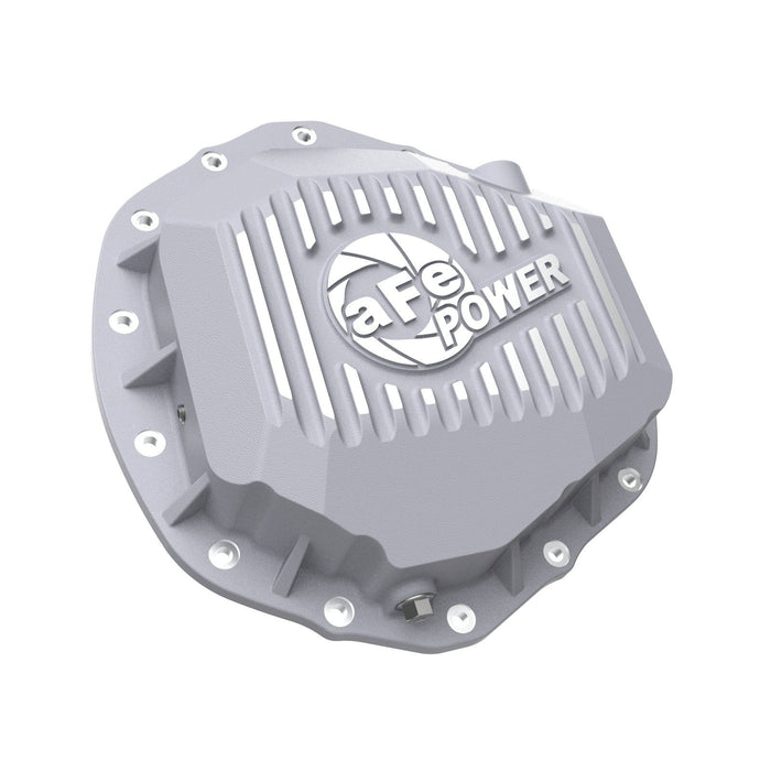 aFe Power Street Series Rear Differential Cover Raw w/ Machined Fins GM Diesel Trucks 2020 V8-6.6L (td) L5P