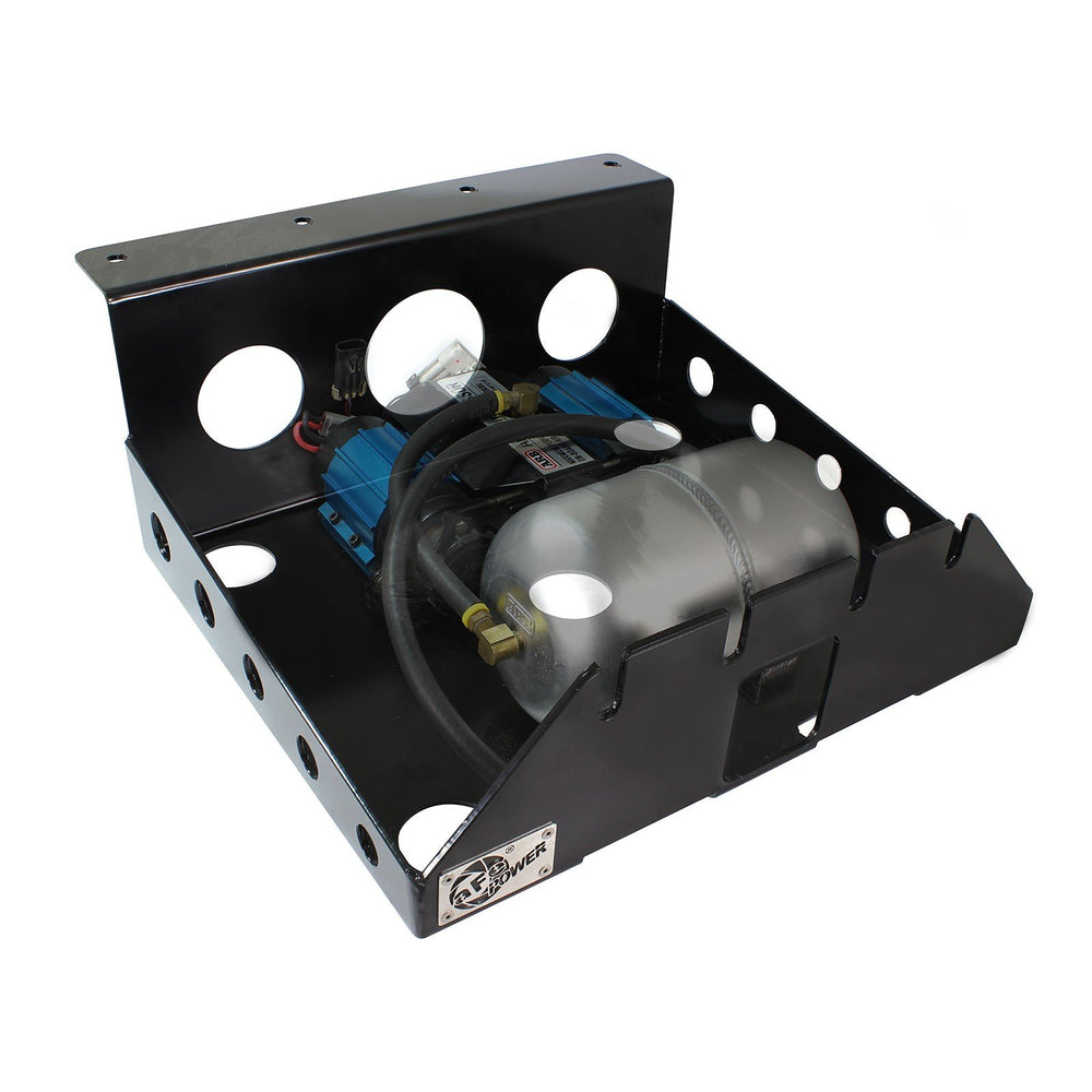 aFe Power Glide Guard On-Board Air Compressor Mount Jeep Wrangler (JK) 07-18 V6-3.6L/3.8L