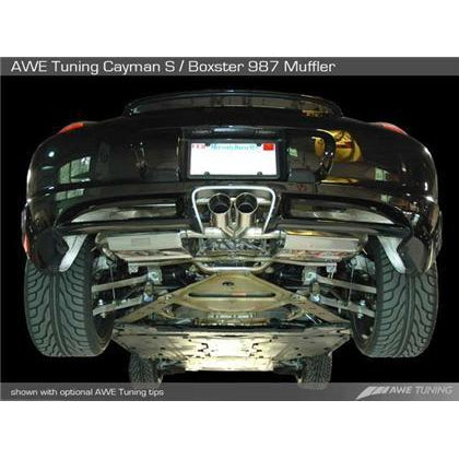AWE Tuning 09-12 Porsche Cayman/Cayman S 987 / 09-12 Porsche Boxster 987 Performance Muffler