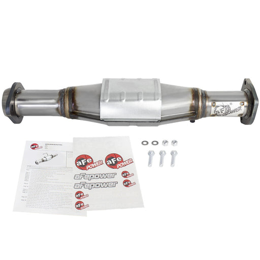 aFe Power Direct Fit 409 Stainless Steel Rear Catalytic Converter Jeep Wrangler (TJ) 00-03 L6-4.0L