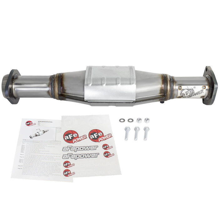 aFe Power Direct Fit 409 Stainless Steel Rear Catalytic Converter Jeep Wrangler (TJ) 00-03 L6-4.0L